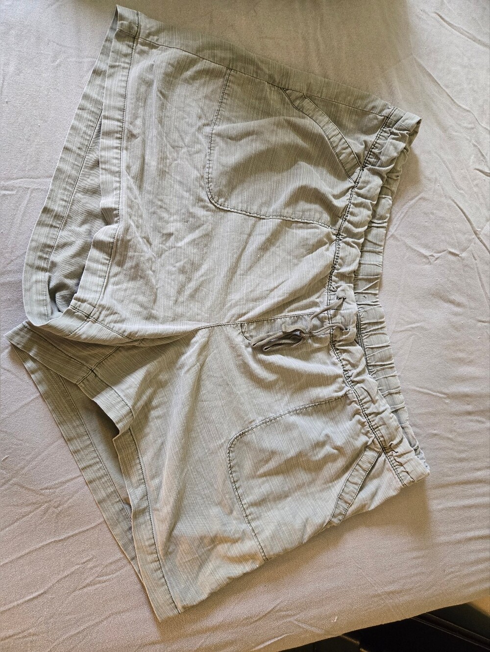 Lane Bryant Light Olive Drawstring Shorts